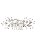 Crystal Flower Decor Tiara Hair Comb CO1113-55 (3pc)