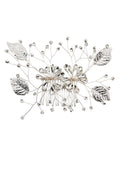 Crystal Leaf Decor Tiara Hair Comb CO1113-60 (3pc)