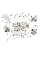 Crystal Leaf Decor Tiara Hair Comb CO1113-60 (3pc)