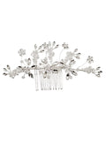 Crystal Flower Decor Tiara Hair Comb CO1113-61 (3pc)