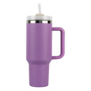 40oz Stainless Steel Tumbler With Handle, Straw, Lid CP4417-1 (6pc)