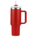 40oz Stainless Steel Tumbler With Handle, Straw, Lid CP4417-1 (6pc)