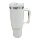 40oz Stainless Steel Tumbler With Handle, Straw, Lid CP4417-1.(6pc)