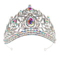 Crystal Tiara Crown CR111-75 (3pc)