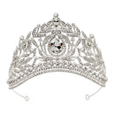 Crystal Tiara Crown CR111-75 (3pc)