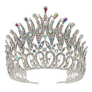 Crystal Tiara Crown CR1116-30 (2pc)