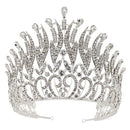 Crystal Tiara Crown CR1116-30 (2pc)