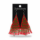 Fringe Christmas Bead Earring ER2829-26 (12PC)