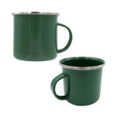 Cinsa Green - Enamel Speckled Cup - 12oz