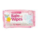 Baby Pink Love Baby Wipes - 72ct