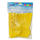 Party Magic Yellow Cutlery Combo - 36ct