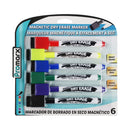 Promarx Magnetic Dry Eraser Marker - 6ct