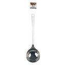 Bonita Home Stainless Steel Ladle with White Handle - 13in
