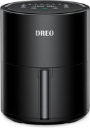 Dreo 4-Quart Digital Air Fryer ? 9-in-1 Cooker, 100?-450?, Touchscreen, Black (ELDR-KAF002)