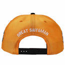 DRAGON BALL Z SAYIMAN BALLISTIC NYLON COSPLAY FLAT BILL SNAPBACK