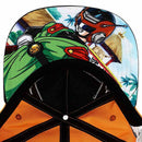 DRAGON BALL Z SAYIMAN BALLISTIC NYLON COSPLAY FLAT BILL SNAPBACK