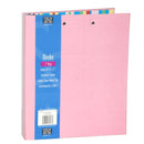 Pink Canvas 3 Ring Binder 1in