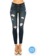 (OPEN PACK) Distressed Ankle Skinny Jeans WEP3127