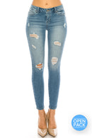 (OPEN PACK) Distressed Ankle Skinny Jeans WEP3127