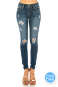(OPEN PACK) Distressed Ankle Skinny Jeans WEP3127