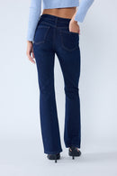 (PRE PACK) High Rise bootcut Jeans with Contrast Stitching EP3472