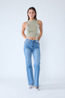 (OPEN PACK) High Rise Wide Leg Jeans WEP3677