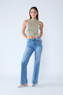 (OPEN PACK) High Rise Wide Leg Jeans WEP3677