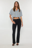 (OPEN PACK) High Rise Classic Bootcut Jeans WEP3577B