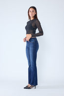 (OPEN PACK) High Rise Classic Bootcut Jeans WEP3577