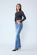 (OPEN PACK) High Rise Classic Bootcut Jeans WEP3577