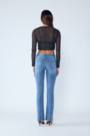 (OPEN PACK) High Rise Classic Bootcut Jeans WEP3577