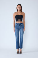 (OPEN PACK) High Rise Classic Straight Jeans WEP3581