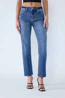 (OPEN PACK) High Rise Classic Straight Jeans WEP3581