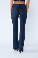 (OPEN PACK) High Rise Bootcut Jeans with Black Tint WEP3583