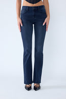 (OPEN PACK) High Rise Bootcut Jeans with Black Tint WEP3583