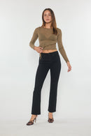 (OPEN PACK) High Rise Slim Bootcut Jeans WEP3584B