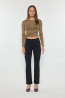 (OPEN PACK) High Rise Slim Bootcut Jeans WEP3584B
