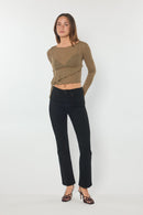 (OPEN PACK) High Rise Slim Bootcut Jeans WEP3584B