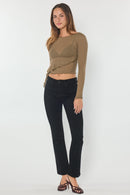 (OPEN PACK) High Rise Slim Bootcut Jeans WEP3584B