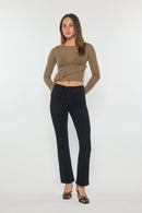 (OPEN PACK) High Rise Slim Bootcut Jeans WEP3584B
