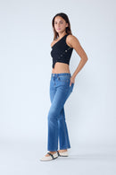 (OPEN PACK) High Rise Slim Bootcut Jeans WEP3584