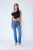 (OPEN PACK) High Rise Slim Bootcut Jeans WEP3584