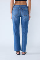(OPEN PACK) Tie Washed Relaxed Straight Jeans WEP3589