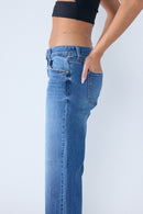 (OPEN PACK) Tie Washed Relaxed Straight Jeans WEP3589