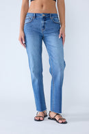 (OPEN PACK) Tie Washed Relaxed Straight Jeans WEP3589