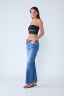 (OPEN PACK) Tie Washed Relaxed Straight Jeans WEP3589