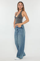 (OPEN PACK) Mid Waist Relaxed Wide Jeans WEP3614