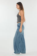(OPEN PACK) Mid Waist Relaxed Wide Jeans WEP3614