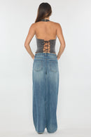 (OPEN PACK) Mid Waist Relaxed Wide Jeans WEP3614
