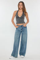(OPEN PACK) Mid Waist Relaxed Wide Jeans WEP3614